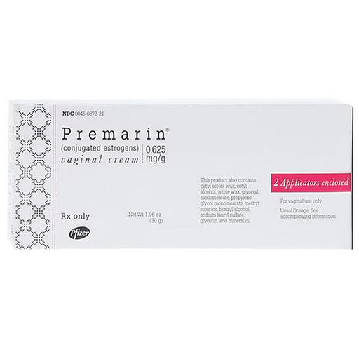 Treat Hot Flashes | Premarin Vaginal Cream (Conjugated Estrogens) 0.625mg Tube 30 grams (RX)
