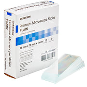 Premium Microscope Slides with Beveled edges 25 x 75 x 1 mm Plain Glass