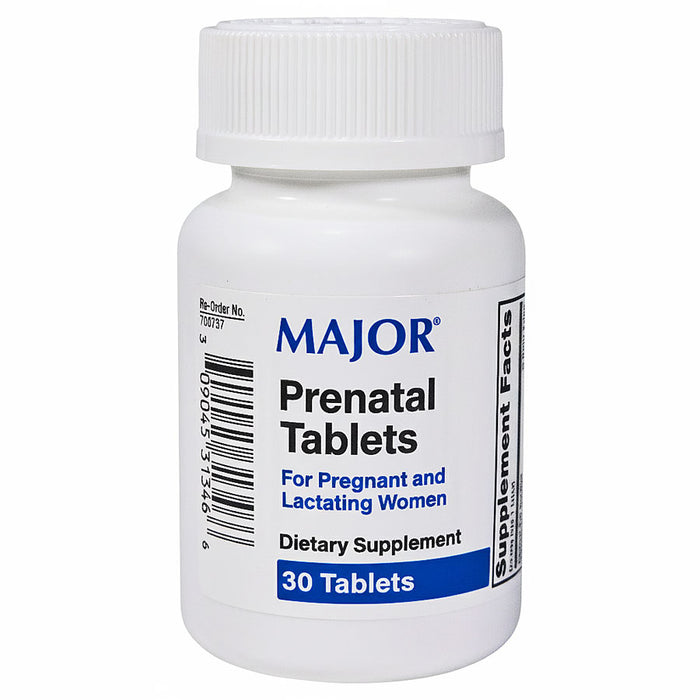 Prenatal Vitamins Tablets for Pregnant or Lactating Women by Major Pharma