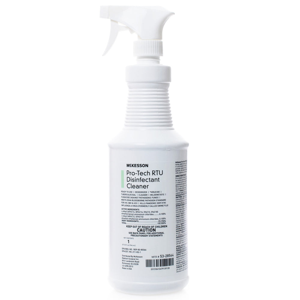 Pro-Tech Surface Disinfectant Cleaner Quaternary Bactericide, Fungicide, Virucide 32 oz.