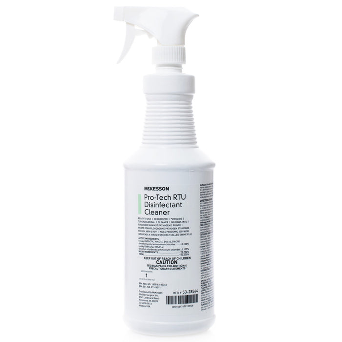 Pro-Tech Surface Disinfectant Cleaner Quaternary Bactericide, Fungicide, Virucide 32 oz.