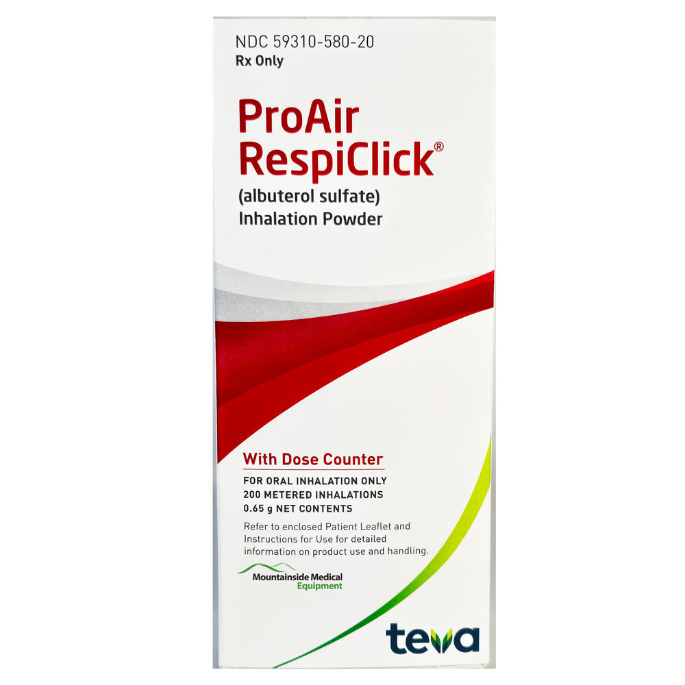 ProAir RespiClick (Albuterol Sulfate) 90 mcg Powder Inhaler 