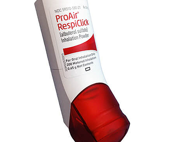 Inhalation Only ProAir RespiClick (Albuterol Sulfate) 90 mcg Powder Inhaler ...