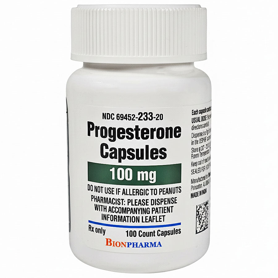 Progesterone Capsules 100 mg by Biopharma