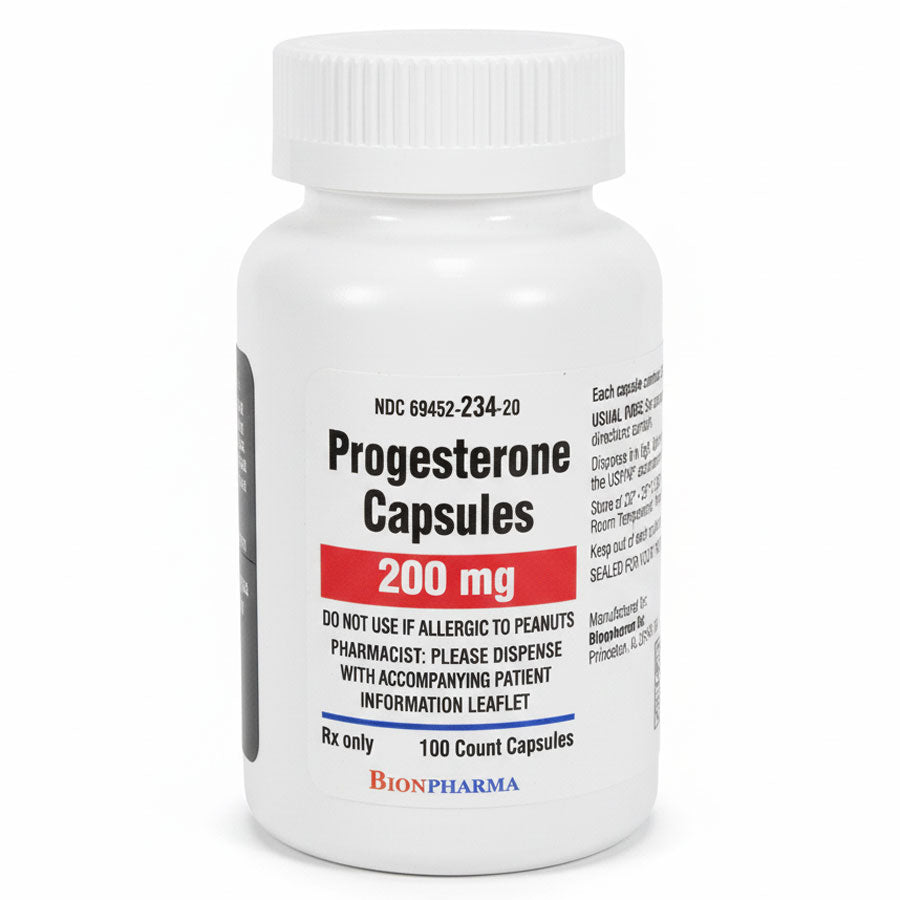 Progesterone Capsules 200 mg by Bionpharma