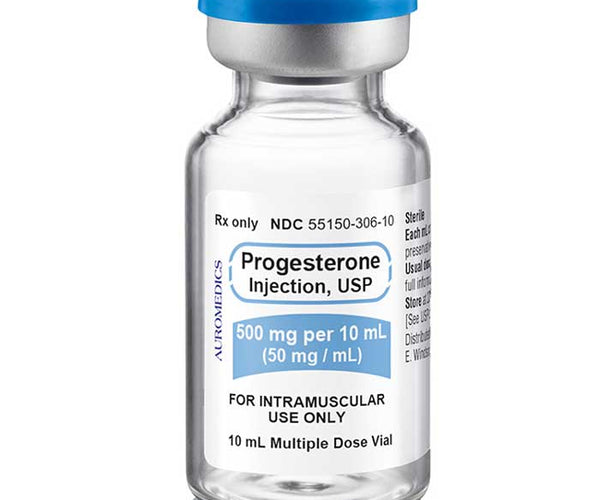 Progesterone Injection 500 mg/10 mL Multiple-Dose Vial 10 mL (RX ...