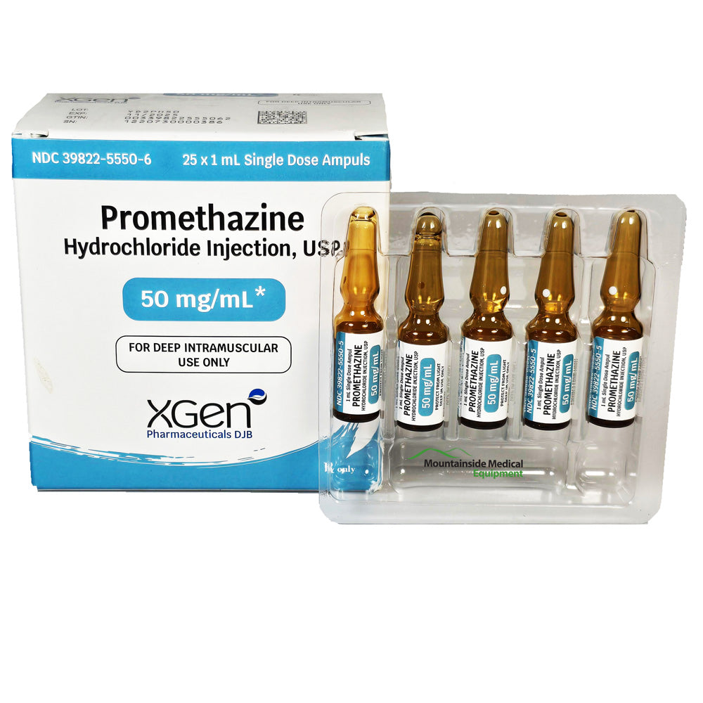 Promethazine HCl for Injection 50 mg Ampules 1 mL — Mountainside Medical
