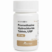 Promethazine Hydrochloride 25 mg Tablets for Allergies, Nausea Relief & Sleep Aid 100 Count (RX) Default Title