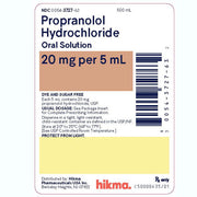 Propranolol Hydrochloride Oral Solution 20 mg per 5 mL