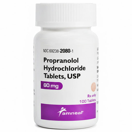 Propranolol Hydrochloride Tablets 60 mg by Amneal Pharmaceuticals