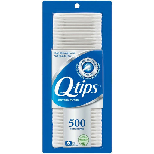 Q Tips Cotton Swab Sticks 500 Count by Unilever
