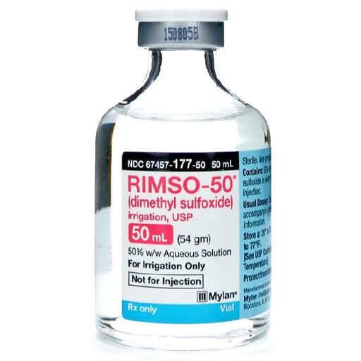 RIMSO-50 Injection Dimethyl Sulfoxide (DMSO) 50% Vial 50 mL