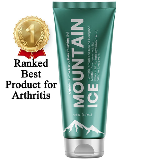 Mountain Ice Arthritis, Joint, Sciatic & Nerve Pain Gel Made with Natural Ingredients
