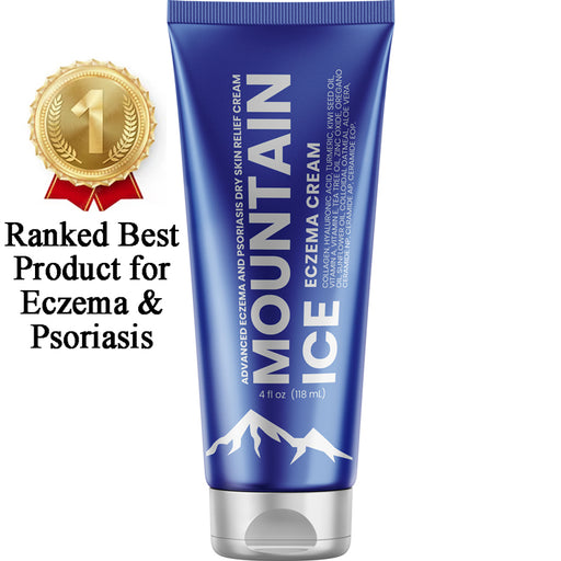 Mountain Ice Eczema and Psoriasis Cream, Made with Natural Ingredients (Repair Dry and Damaged Skin)