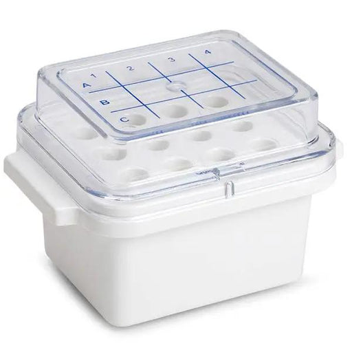 Rapid Chiller Quick Freeze, Sample Container 12-Place (3x4 Size) for 1.5mL Tubes, White