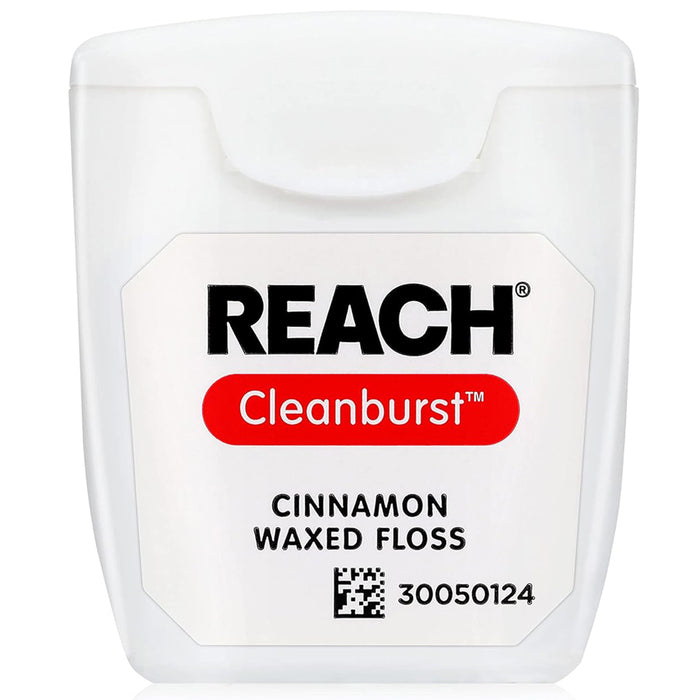 Reach Dental Floss, Waxed with Sweet Cinnamon Flavor 55 yards