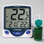 Refrigerator or Freezer Medical Thermometer with Jumbo Display, Memory Monitoring, NIST Traceability for vaccine and medicine safety.
