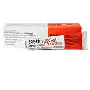 Retin-A Gel 0.025% (Tretinoin) Topical Gel, a trusted skin care remedy for treating acne, minimizing wrinkles, and improving overall skin health.