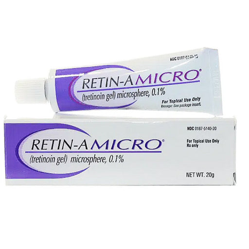 Buy Bausch Health US Retin-A Micro (Tretinoin Gel) 0.1% MicroSphere 20 gram (RX)  online at Mountainside Medical Equipment