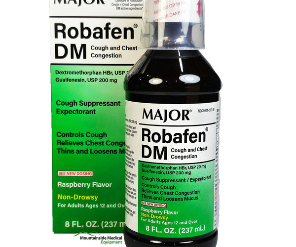 Robafen DM Cough Suppressant & Chest Congestion Expectorant 8 oz ...