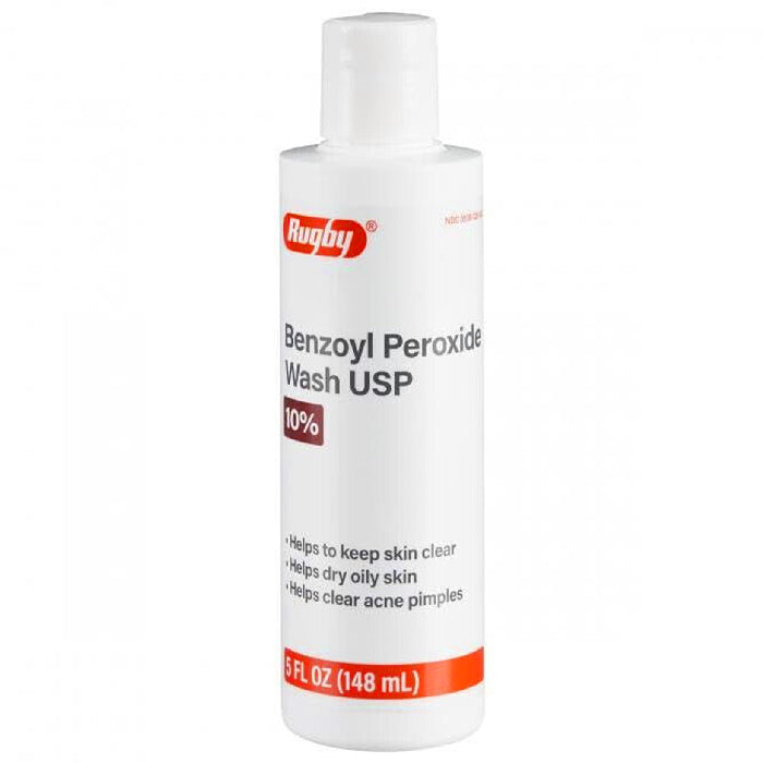 Buy Major Rugby Labs Rugby Benzoyl Peroxide 10% Antiseptic Acne Wash 5 oz  online at Mountainside Medical Equipment