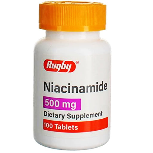 Buy Major Rugby Labs Rugby Niacinamide (Vitamin B3) 500mg Tablets 100 Count  online at Mountainside Medical Equipment
