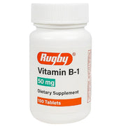 Thiamine Vitmain B1 Supplement 50 mg Tablets 100 Count 