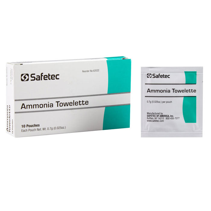 Box of Ammonia Towelettes by Safetec