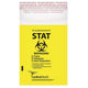STAT Biohazard Yellow Lab Specimen Transport Bags 6 x 9", 100 Count