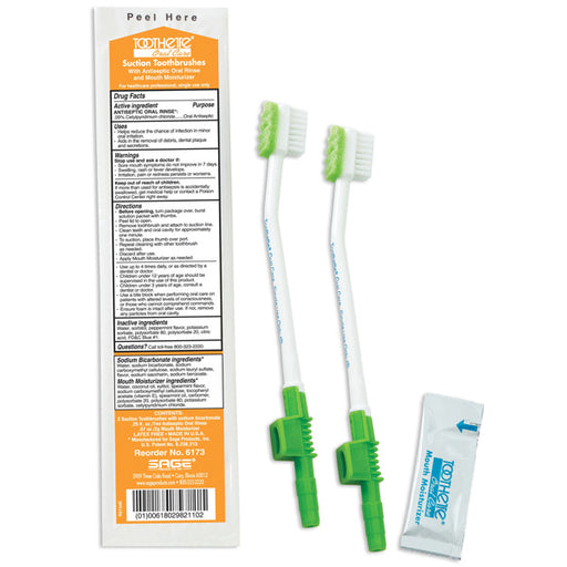 Sage 6173 uction Toothbrush Kit with Antiseptic Oral Rinse