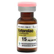 Ketorolac Tromethamine Injection 15 mg Per 2 mL Vials x 25 Pack (Rx) Default Title