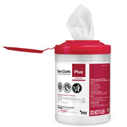 Sani-Cloth Plus Germicidal Disposable Wipes 6" x 6.75" for effective cleaning, hygiene, and infection control.