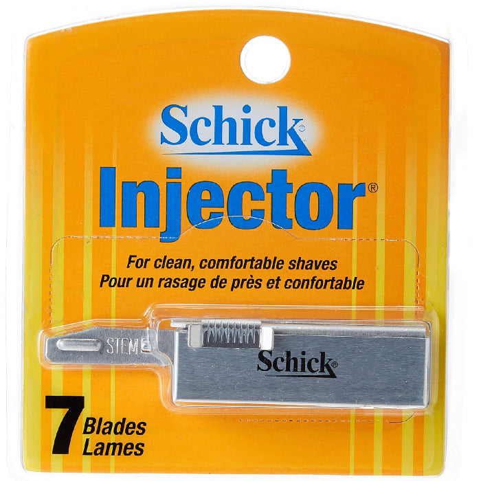 Schick Injector Plus Razor Blades, Chrome 7 Pack — Mountainside Medical ...