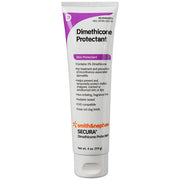 Secura Dimethicone Skin Protectant Cream 4 oz for moisturizing, soothing, and protecting sensitive skin.