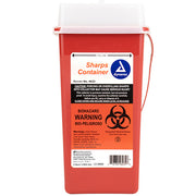 Sharps Container 2 Quart with Locking Top, Red Default Title