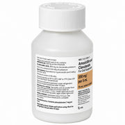 Side View of Amoxicillin and Clavulanate Potassium Oral Suspension