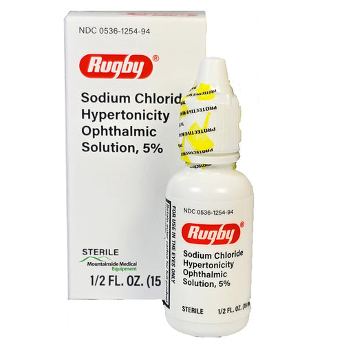 Sodium Chloride Eye Drops, Hypertonicity Ophthalmic Solution for relieving corneal edema and promoting eye health.