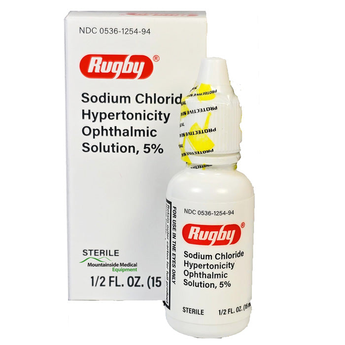 Sodium Chloride Eye Drops, Hypertonicity Ophthalmic Solution for relieving corneal edema and promoting eye health.