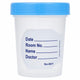 Specimen Container Cup with Information Label 4 oz, Non-Sterile Bulk 500/Case