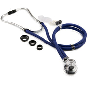 Sprague Stethoscope LUMEON Navy Blue Color - Dual-head stethoscope ideal for cardiovascular and respiratory assessment in clinics.