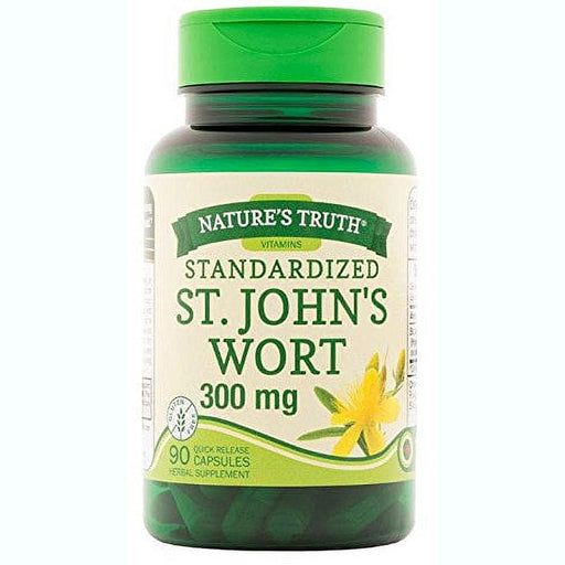 Nature's Truth SSt. John's Wort 300mg Capsules, Promotes Positive Mood 100 Count