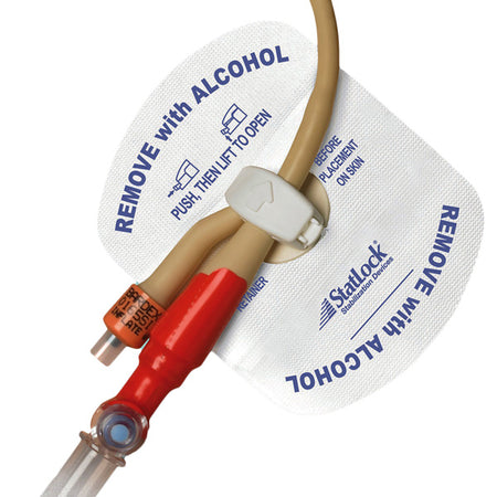 Statlock Foley Catheter Stabilization Device with Tricot Anchor Pad Ad ...
