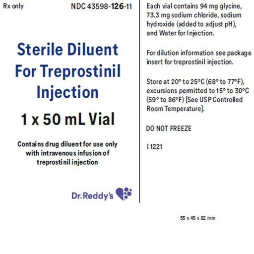 Sterile Diluent for Treprostinil Injection by Dr Reddy