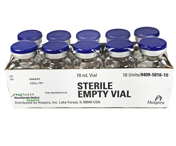 mountainside medical bac water Sterile Empty Vials 10 mL mountainside medical bac water Sterile Empty Vials 10 mL