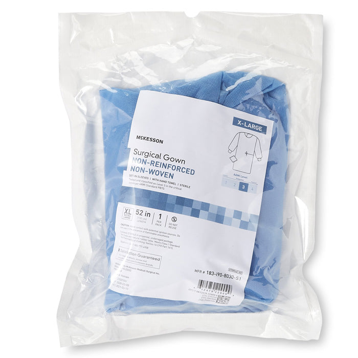 Sterile Surgical Gown AAMI Level 3 for Sterile Protection for