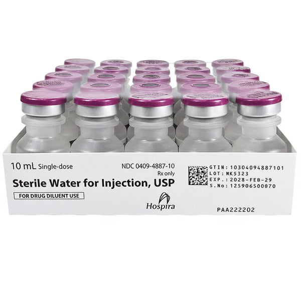 hospira pfizer bac water 30mL SC injections Sterile Water for Injection, Preservative