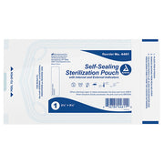 Sterilization Pouches 3" x 9" for medical and dental tools, ensuring hygiene, infection control, and sterile storage solutions.
