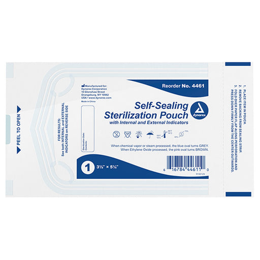 Sterilization Pouches 3" x 9" for medical and dental tools, ensuring hygiene, infection control, and sterile storage solutions.