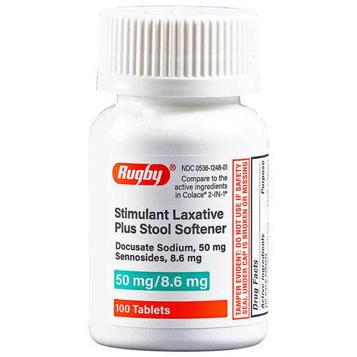 Stimulant Laxative Plus Stool Softener promotes digestive health and offers gentle constipation relief for improved gut wellness.