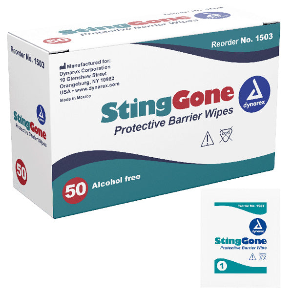 Stingone Skin Protective Barrier Wipes by Dynarex — Mountainside